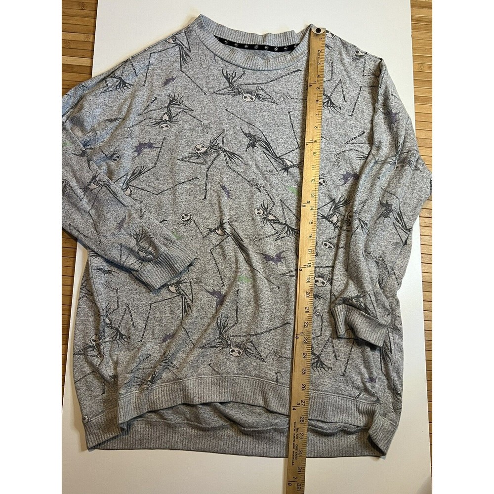 Disney The Nightmare Before Christmas Sweater ‎ Size L Jack Skellington Pajama - Picture 3 of 10